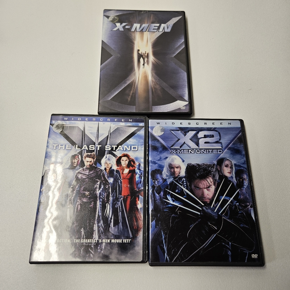 X-Men Trilogy DVD Set 3 Movie Collection